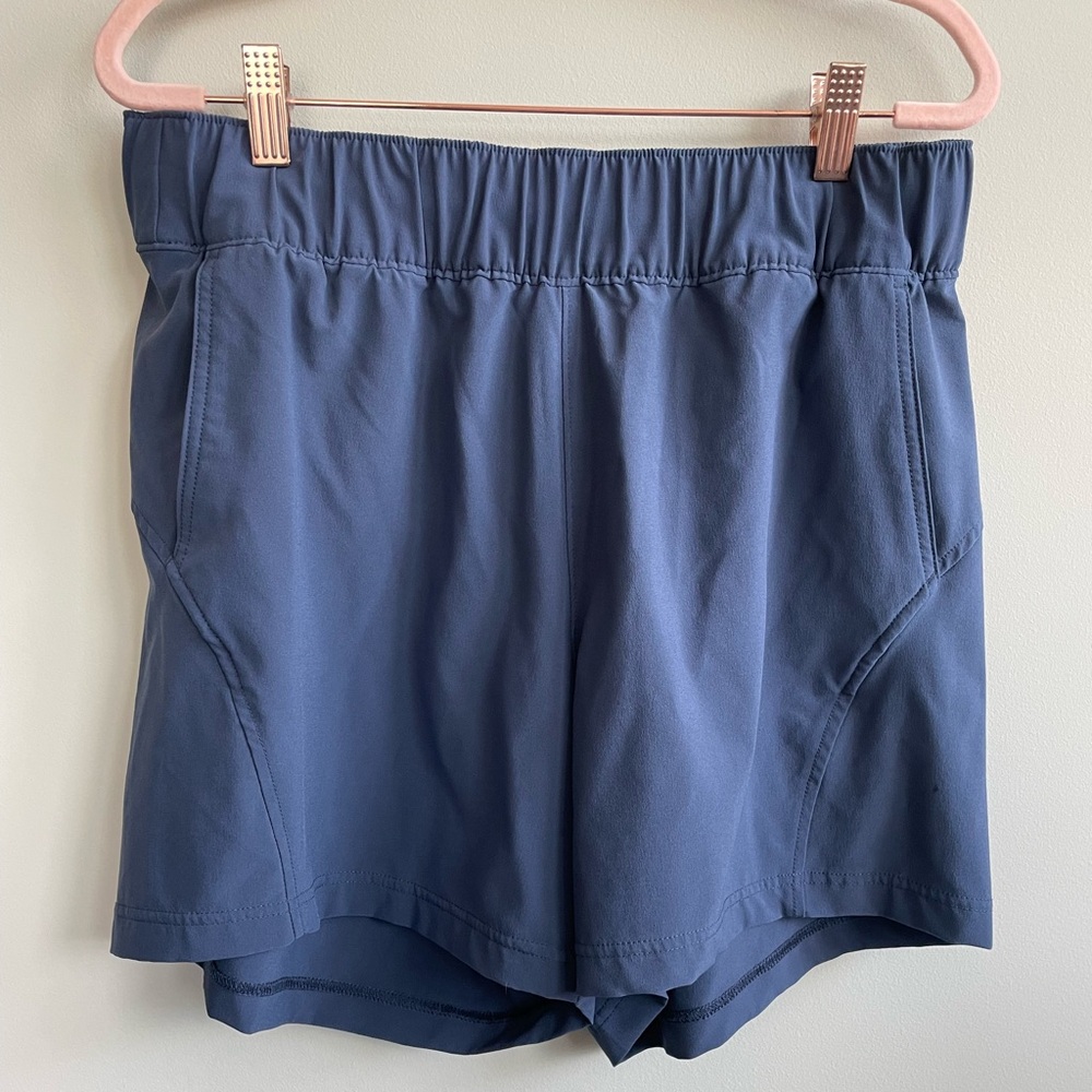 Columbia Blue Athletic 5” Shorts with Elastic Waistband